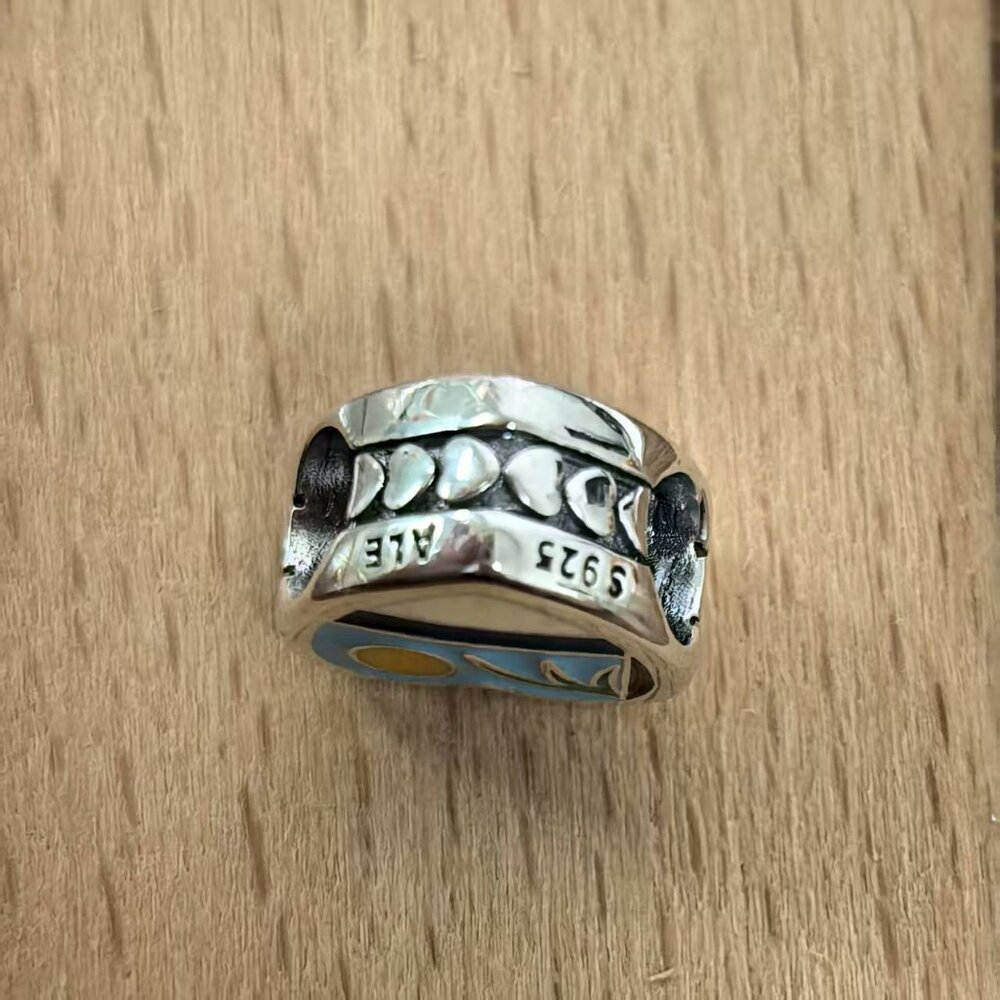 Pandora PUNTA CANA Exclusive Travel Heart Charm Pendant, S925 Silver Bracelets - Picture 3 of 4